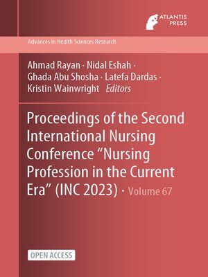 cover image of Proceedings of the Second International Nursing Conference "Nursing Profession in the Current Era" (INC 2023)